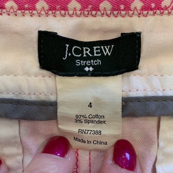 J.Crew Stretch Pink & White Mini Skirt, 4 - Picture 12 of 15